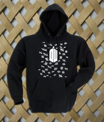 Doctor Who Tally Marks hoodie