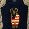 Obey Peace Sign Logo with american flag