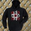 The Weeknd Inspired XO Till we overdose Hugs Kisses Valentines Red White Tic tac toe Trust Issues hoodie