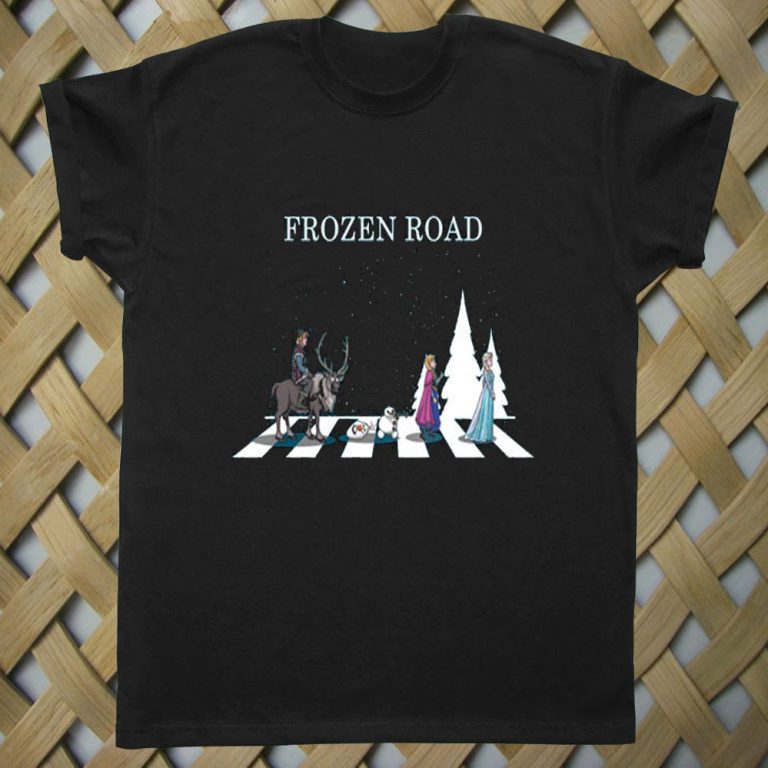 frozen road