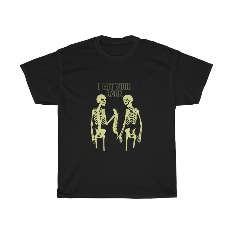 I GOT YOUR BACK SKELETON Unisex Heavy Cotton Tee