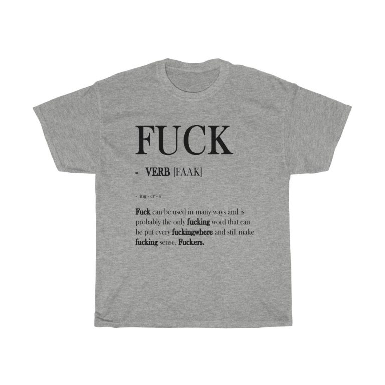 fuck verb faak T shirt