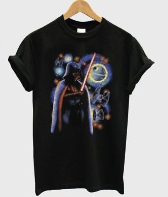 New Star Wars Darth Vader Starry Night T-Shirt