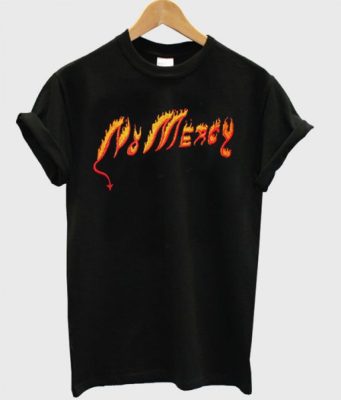 No mercy flame T-shirt