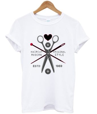 haircut estd 1969 t-shirt