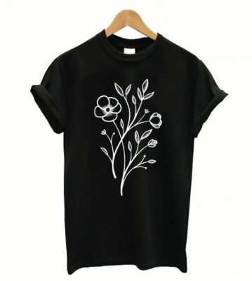 Wildflower Stippled Tattoo T-Shirt