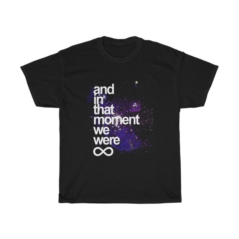 And In That Moment We Were Infinite Galaxy T-Shirt THD