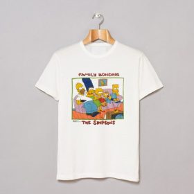 1989 The Simpsons Family Bonding T Shirt THD