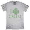 I Love Gingers Funny Irish Redhead T-Shirt