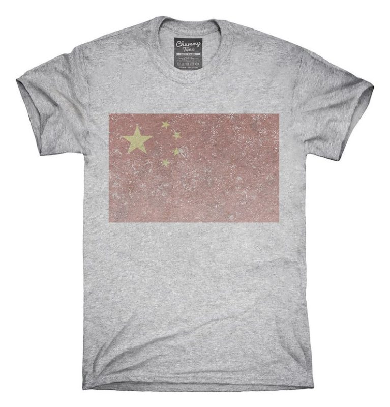 Retro Vintage China Flag T-Shirt