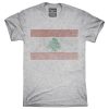 Retro Vintage Lebanon Flag T-Shirt