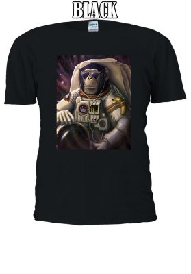 Astronaut Funny Monkey Chimp In Space T-shirt