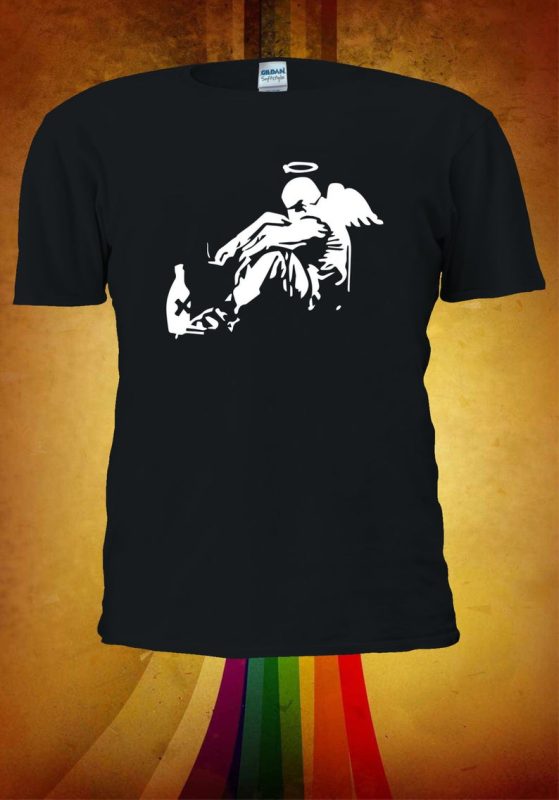 Banksy Drunken Angel T-shirt