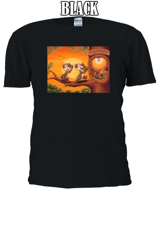 Chip And Dale Cartoon T-shirt Tee Shirt