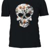 Daisy Skull Skeleton Flowers T-shirt