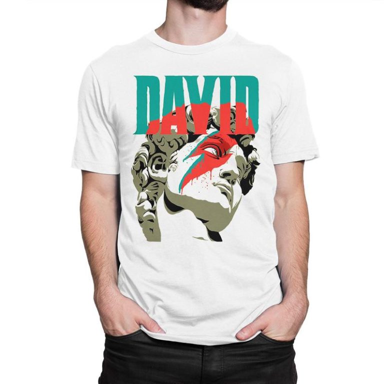 David by Michelangelo David Bowie Style T-Shirt