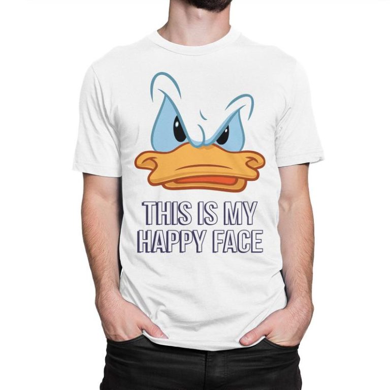 Donald Duck This is My Happy Face T-Shirt