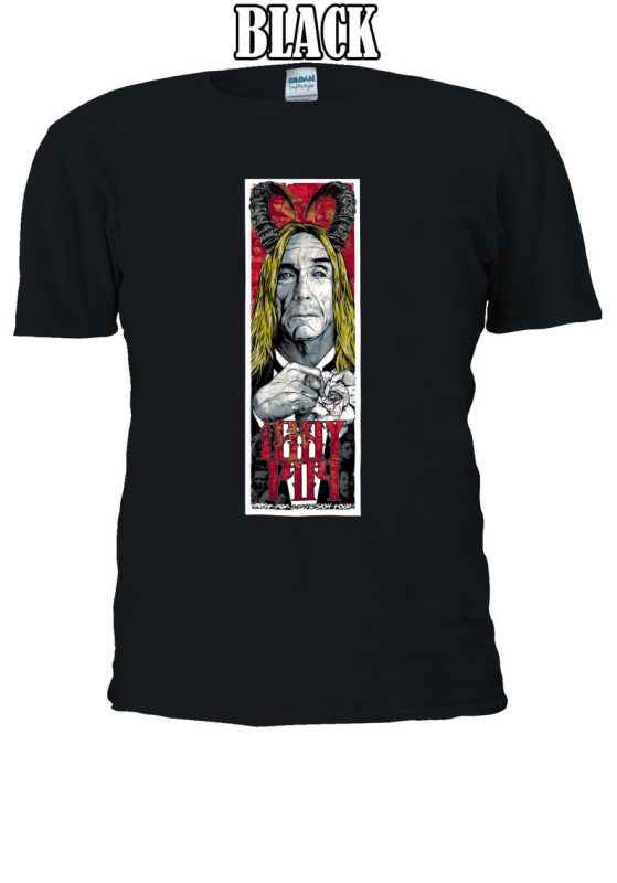 Iggy Pop The Stooges Berlin Poster T-shirt