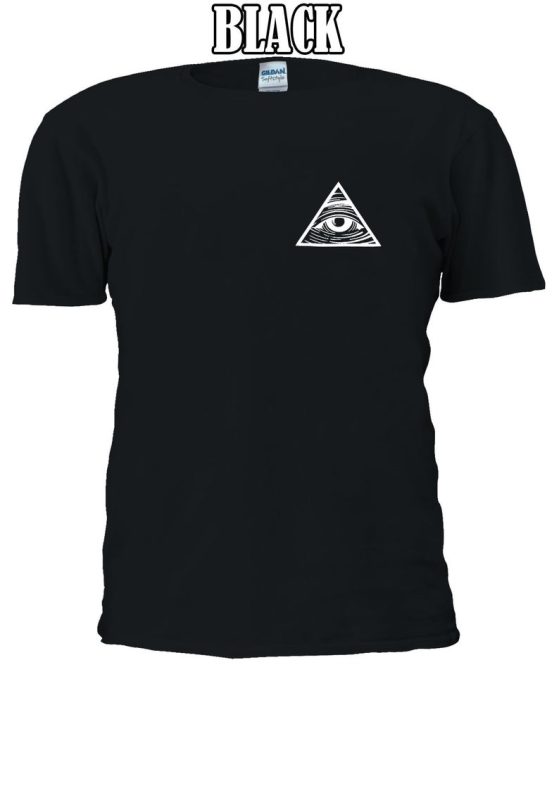 Illuminati Eyes Pocket Pyramid Masonic T-shirt