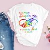 I'm A Proud Daughter Of A Wonderful Dad In Heaven T shirt