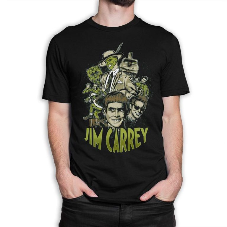 Jim Carrey Movies Original Art T-Shirt, Women's and Men's Sizes