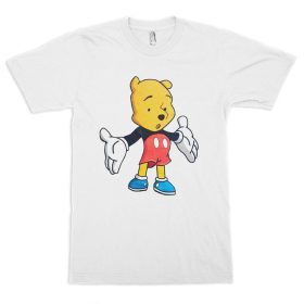 Mickey Mouse and Winnie-the-Pooh Mashup T-Shirt