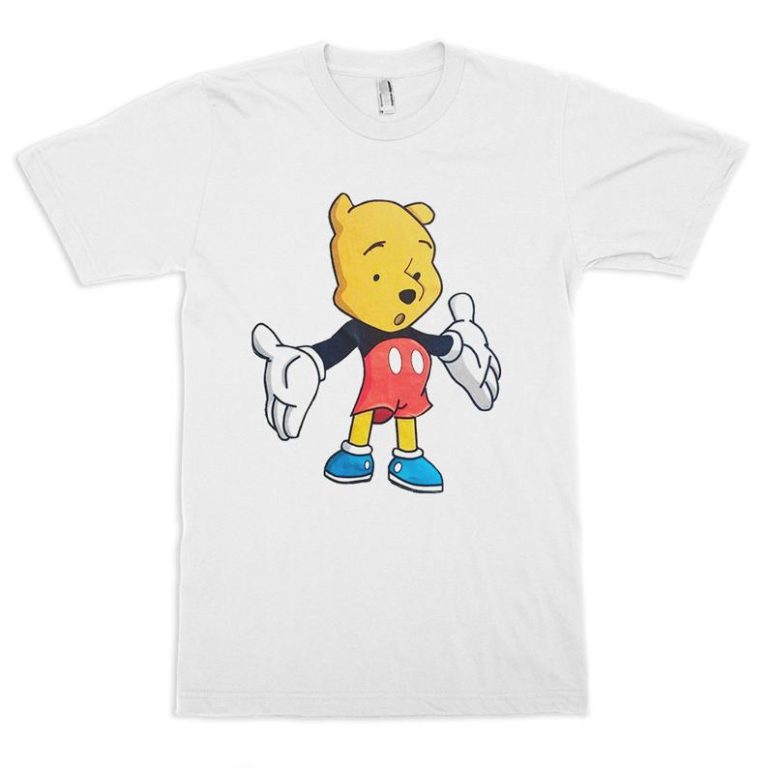 Mickey Mouse and Winnie-the-Pooh Mashup T-Shirt