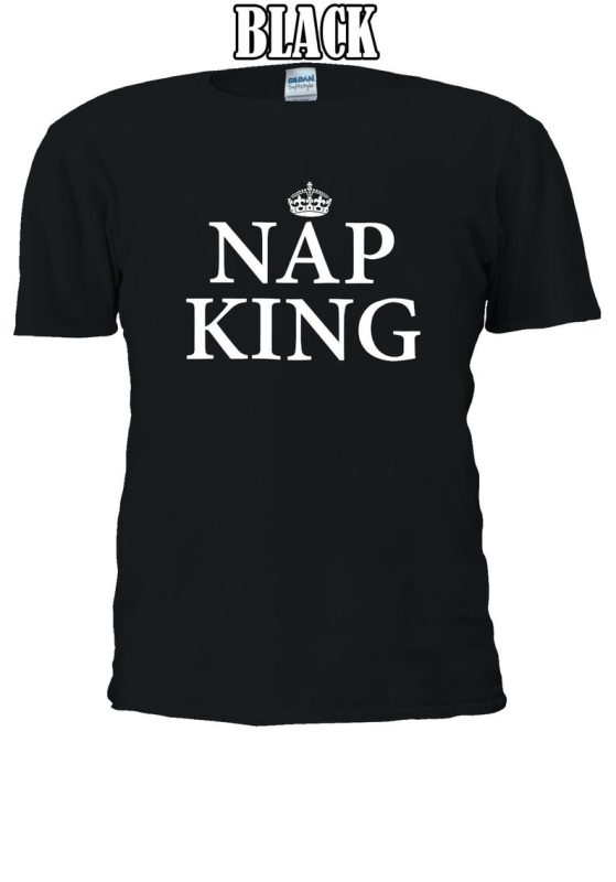 Nap King Crown Heart Couple T-shirt