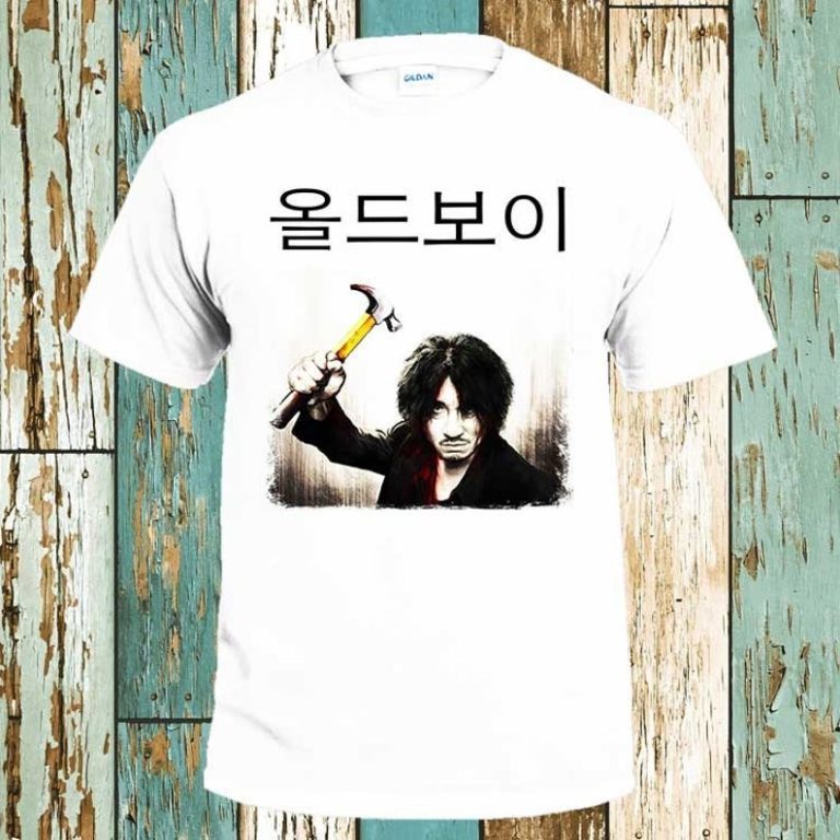 Oldboy 올드보이 T-Shirt Oscar Award Winner Hammer Cult Movie Cinema TV Men Women Unisex