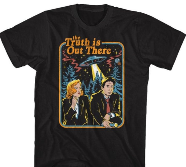 The X-Files The Truth Is Out There Custom Drawing TShirt