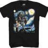 Mad Engine Star Wars Boba Fett Shirt Starry Night Men'S Adult T-Shirt