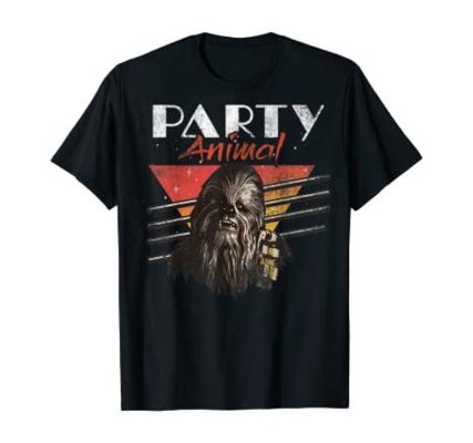 Star Wars Chewbacca Party Animal Vintage T-Shirt