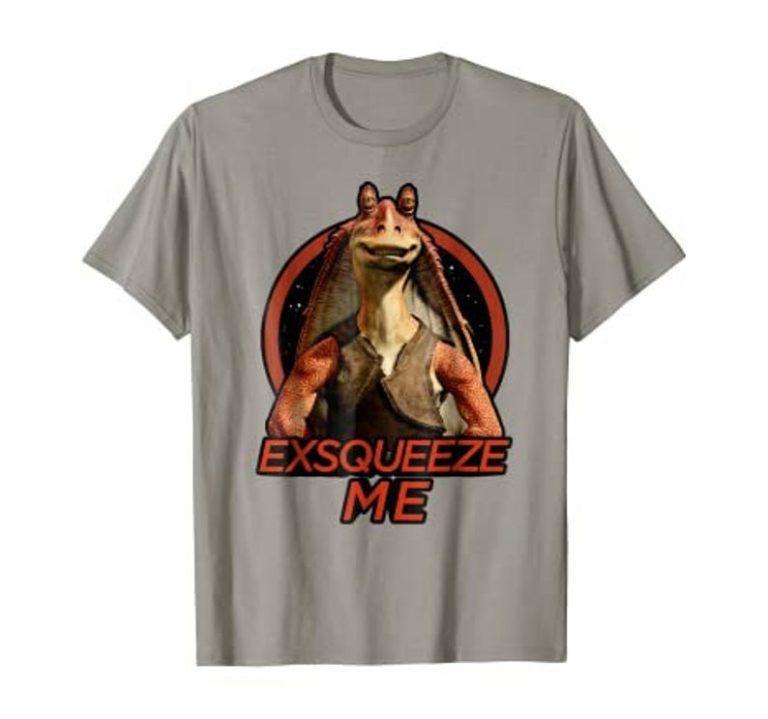 Star Wars Jar Jar Binks Exsqueeze Me T-Shirt