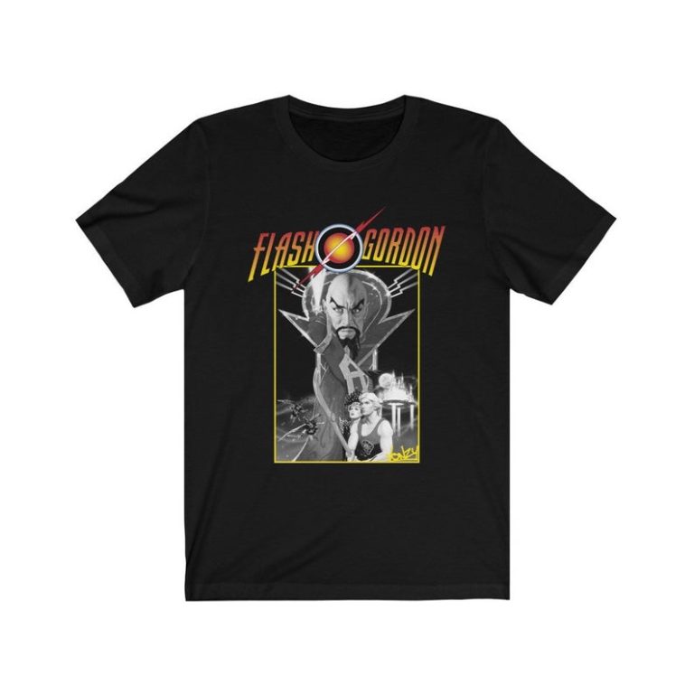 Flash Gordon retro movie tshirt