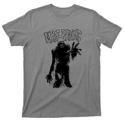 Zombie T Shirt - More Brains Graphic TShirt