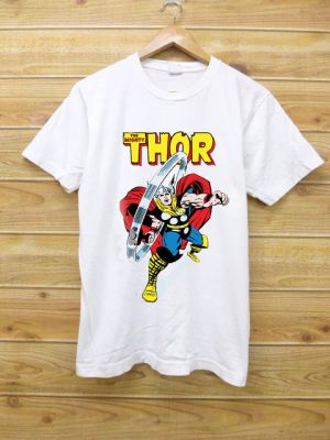 he Mighty Thor White Tee