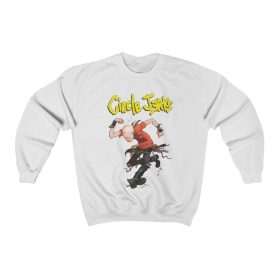 Circle Jerks Logo Crewneck Sweatshirt, Circle Jerks Rock Band Merch, Unisex Jumper