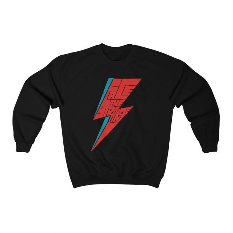 David Bowie Changes Unisex Sweatshirt, Face The Strange, David Bowie Merch