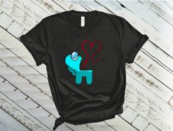 Among Us Valentine Heart Shirt