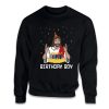 Birthday Boy Jesus Christmas Birthday Cake Funny Ugly Christmas Sweatshirt