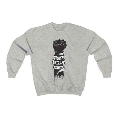 Black Lives Matter Power to the People Sweatshirt Unisex